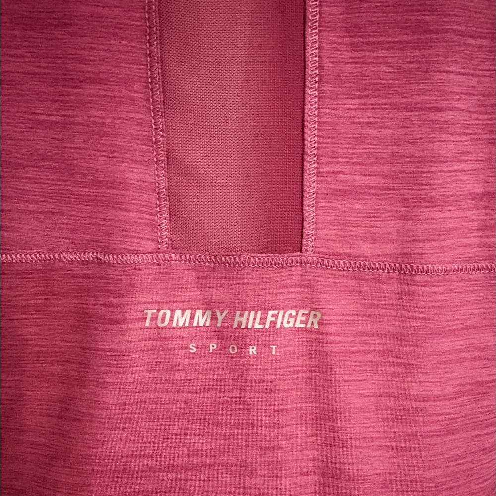 Tommy Hilfiger Sport, Mesh Detail Activewear Top, Long Sleeve, Size S - Picture 7 of 13